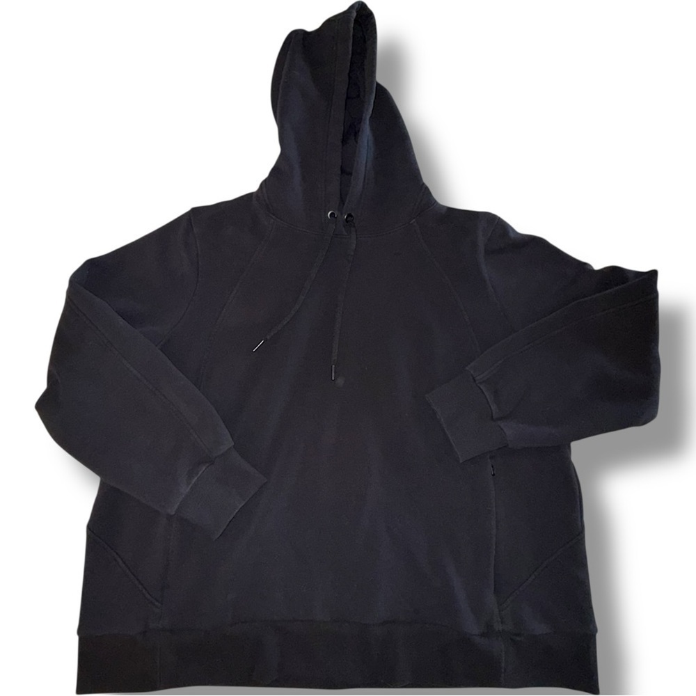 ATHLETA Retroplush Revive Hoodie Sweatshirt - 2X Black - Picture 5 of 14